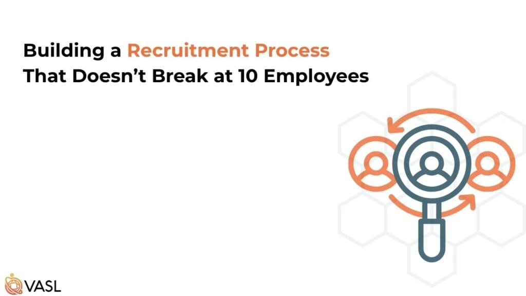 Recruitment process flow for teams growing