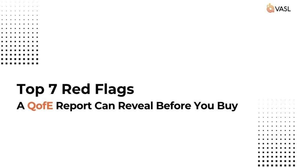Red flags found in QofE Report