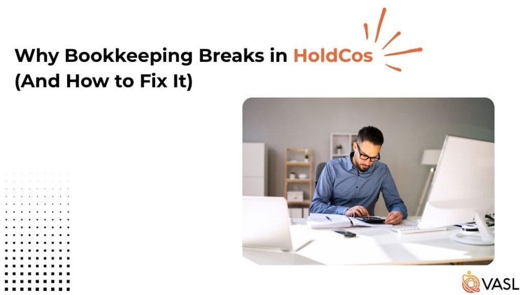 Person doing Bookkeeping chores