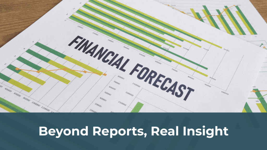 financial reporting vs analysis comparison for small business owners
