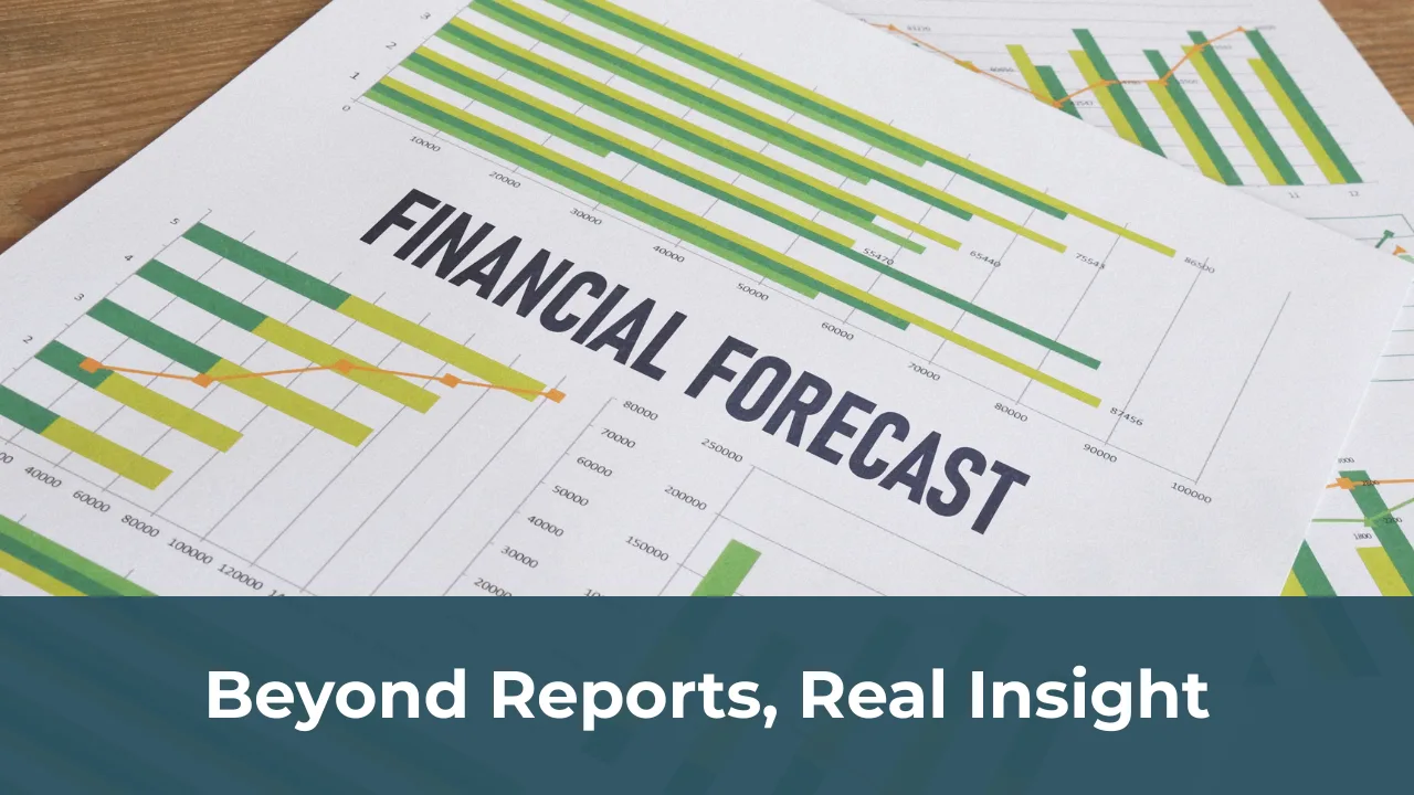 financial reporting vs analysis comparison for small business owners