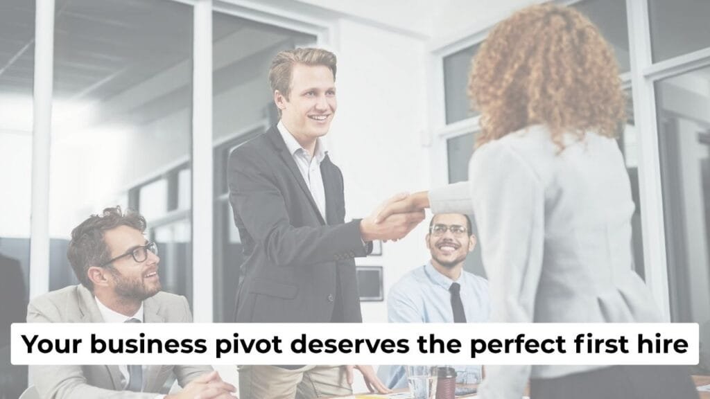 hiring after a pivot strategy checklist on desk