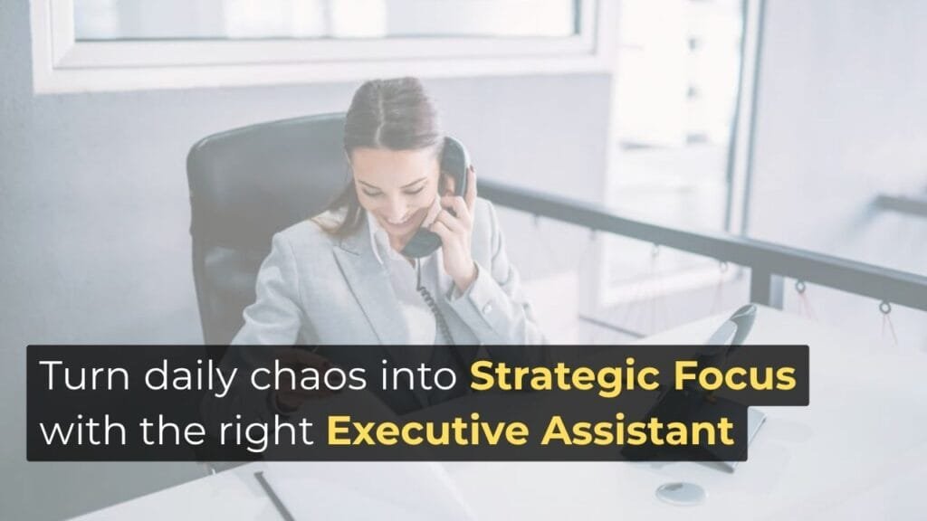 EAs help CEO with strategic planning