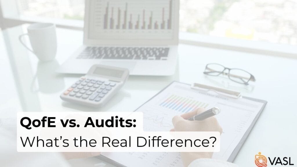 Quality of Earnings Report vs Audit comparison chart