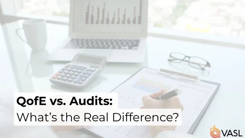 Quality of Earnings Report vs Audit comparison chart
