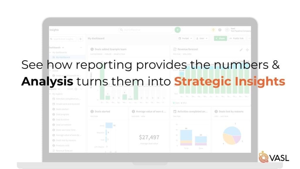 financial reporting vs analysis comparison for small business owners