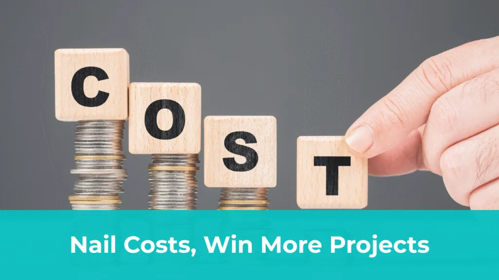 Estimator creating a unit cost estimate from construction plans