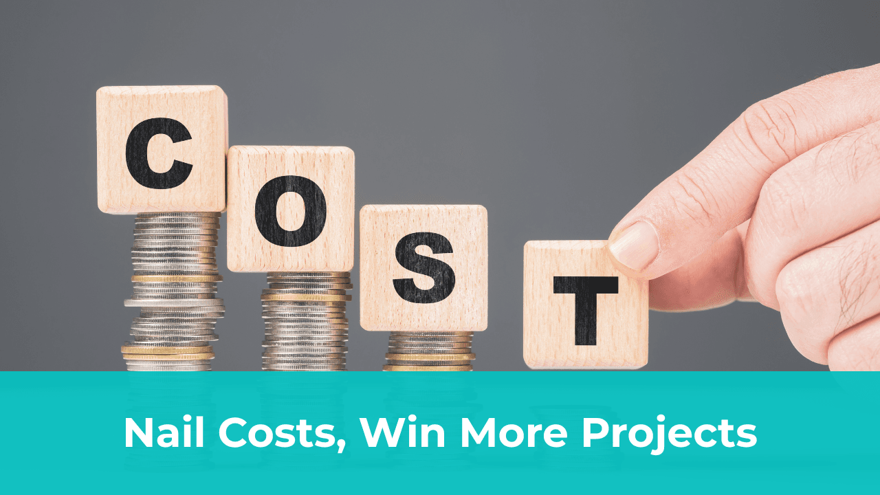 Estimator creating a unit cost estimate from construction plans