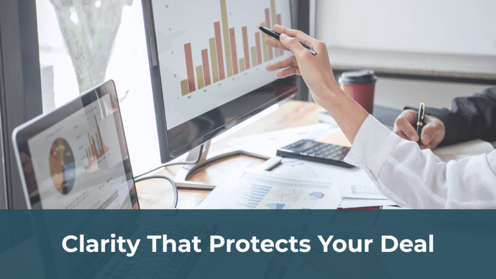 Business deal analysis with a Quality of Earnings Report providing clarity that protects your deal.